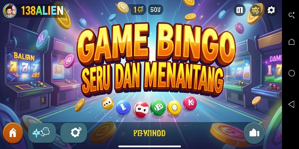 Tangkapan layar gameplay seru dari 138ALIEN Bingo.