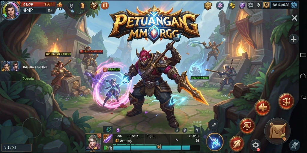 Gameplay mendebarkan dalam 4P4P dengan pertempuran epik.