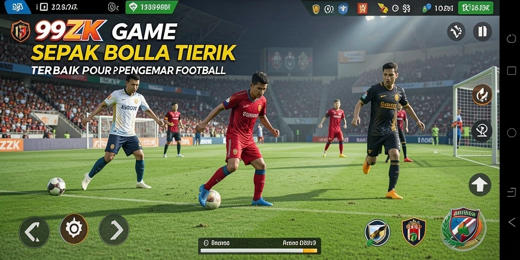 Screenshot dari gameplay 99ZK yang menegangkan di lapangan.