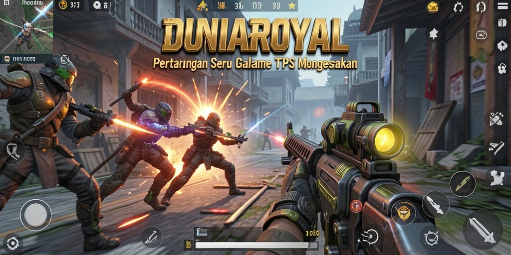 Tampilan menarik dari gameplay DUNIAROYAL yang seru dan penuh aksi.