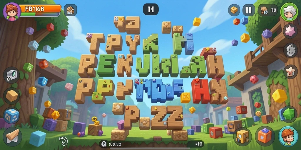 Tampilan gameplay FB168 yang memukau dengan tantangan puzzle menarik.