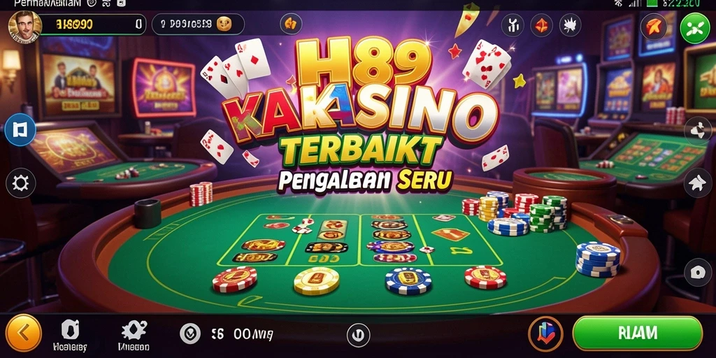 Screenshot H89 menampilkan gameplay Kasino yang menyenangkan.