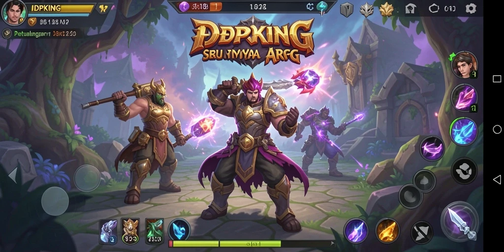 Gameplay seru IDPKING dengan aksi ARPG yang mendebarkan.