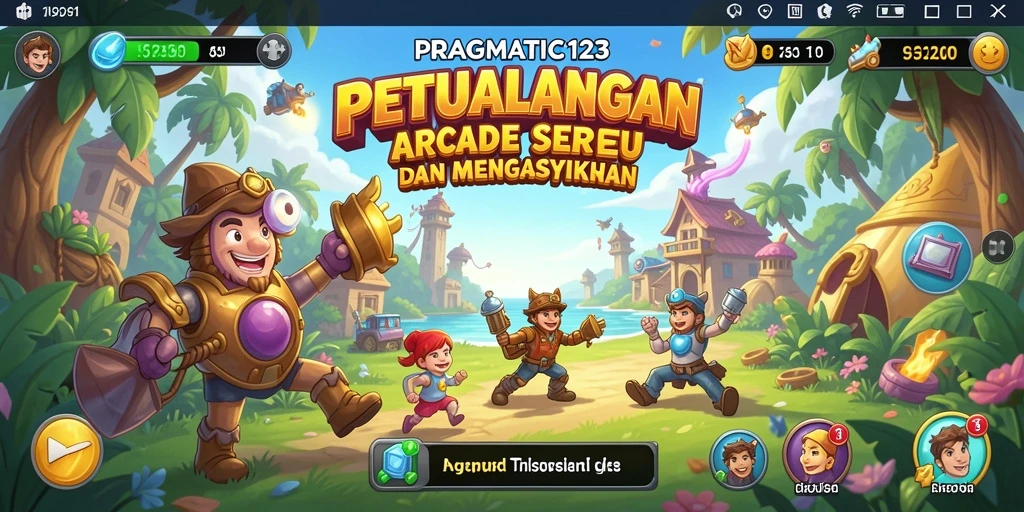 Screenshot gameplay PRAGMATIC123 menampilkan aksi seru dalam permainan Arcade.