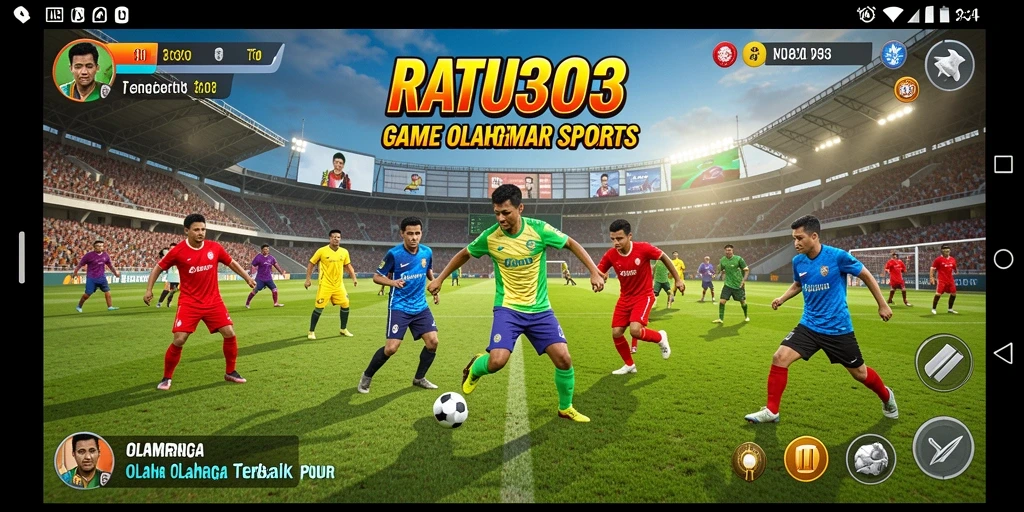 Tampilan menarik dari gameplay pertandingan olahraga di RATU303.