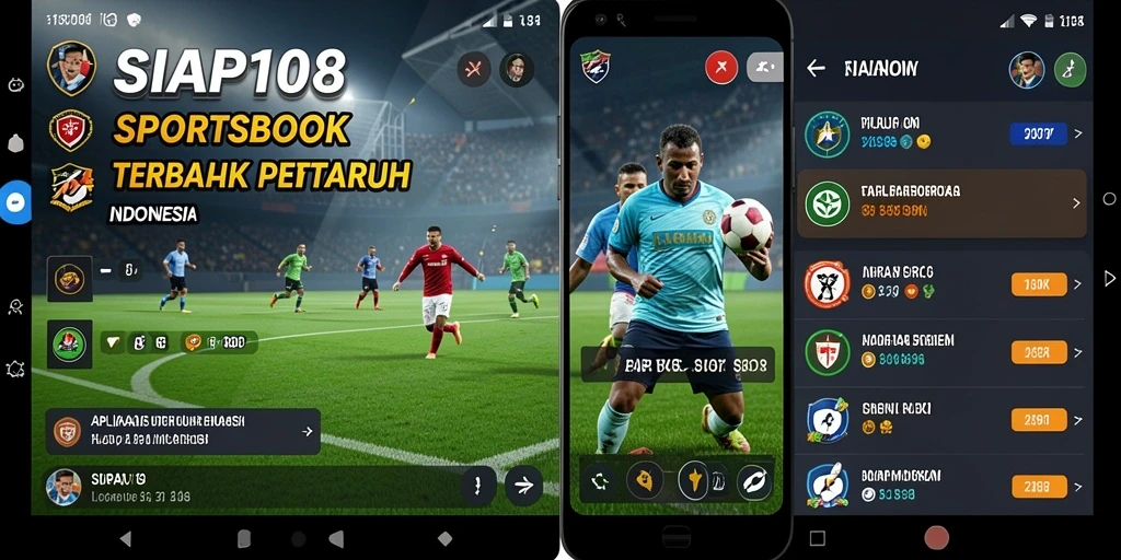 Screenshot utama SIAP108 menampilkan antarmuka taruhan yang menarik.