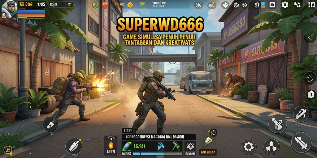 Tampilan gameplay SUPERWD666 yang menampilkan aktivitas simulasi yang menarik.