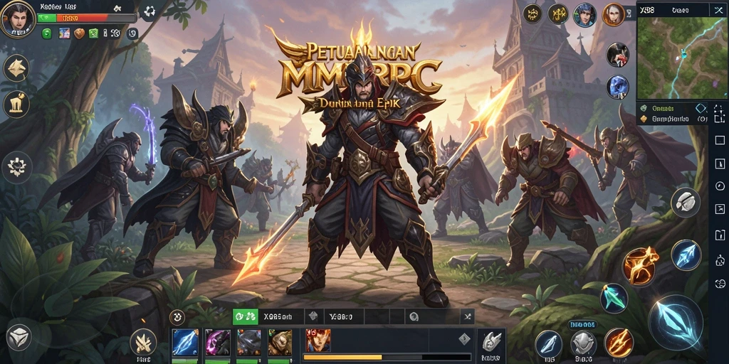 Screenshot menampilkan aksi pertempuran seru di dunia X88.